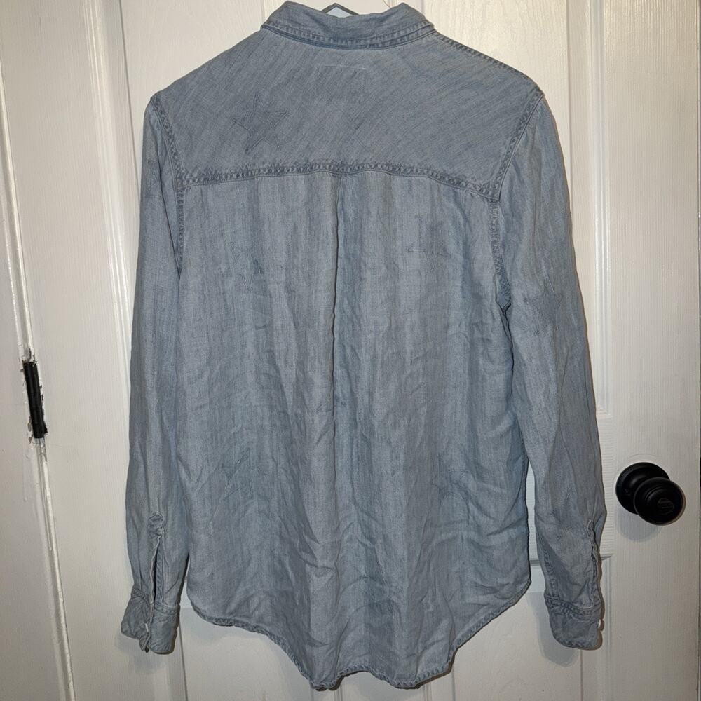 Rails Chambray Button Up Ingrid Medium Vintage Wi… - image 4